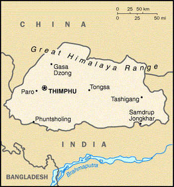 map of the country