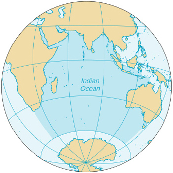 world map with countries and oceans. map of the country