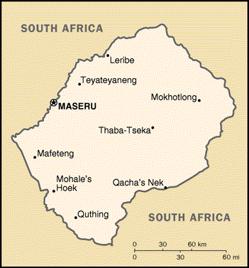 map of the country