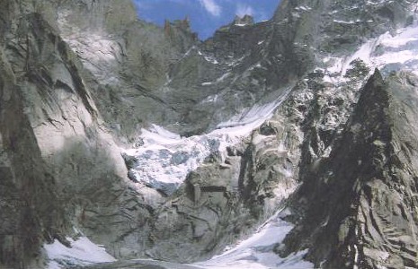 Active corrie in the French Alps