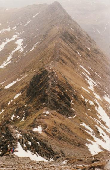 Striding Edge, Helvellyn.