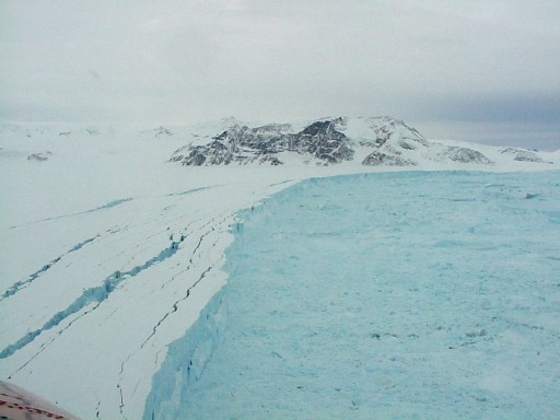 Photograph of a stack just off shore